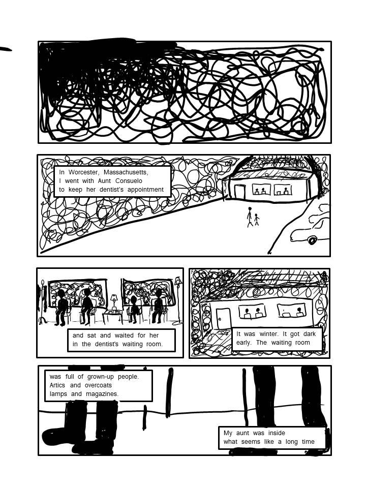 Comic Interpretation of “In the Waiting Room” by Elizabeth Bishop&nbsp;[draft1]