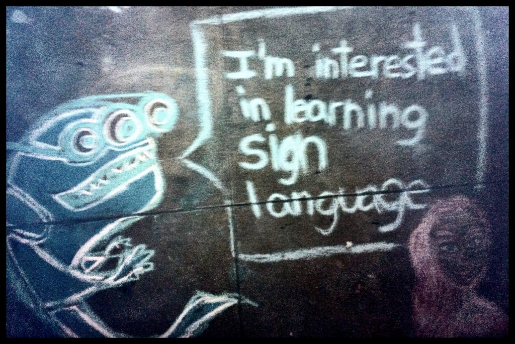 I’m interested in learning sign&nbsp;language