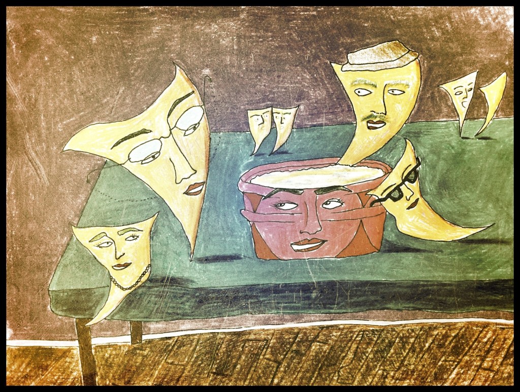 Chips & dip at a slightly Clue [i]nspired dinner&nbsp;party