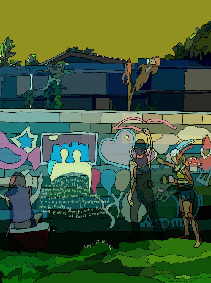 chalk copy with text