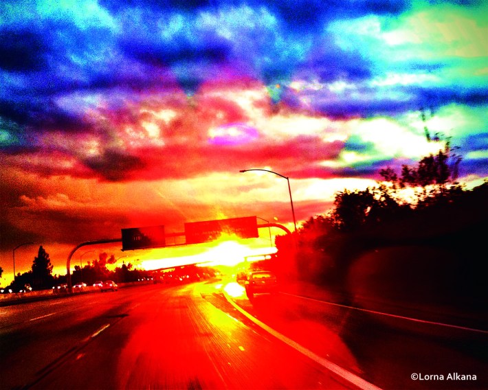 freeway sunset 16x20 web photo