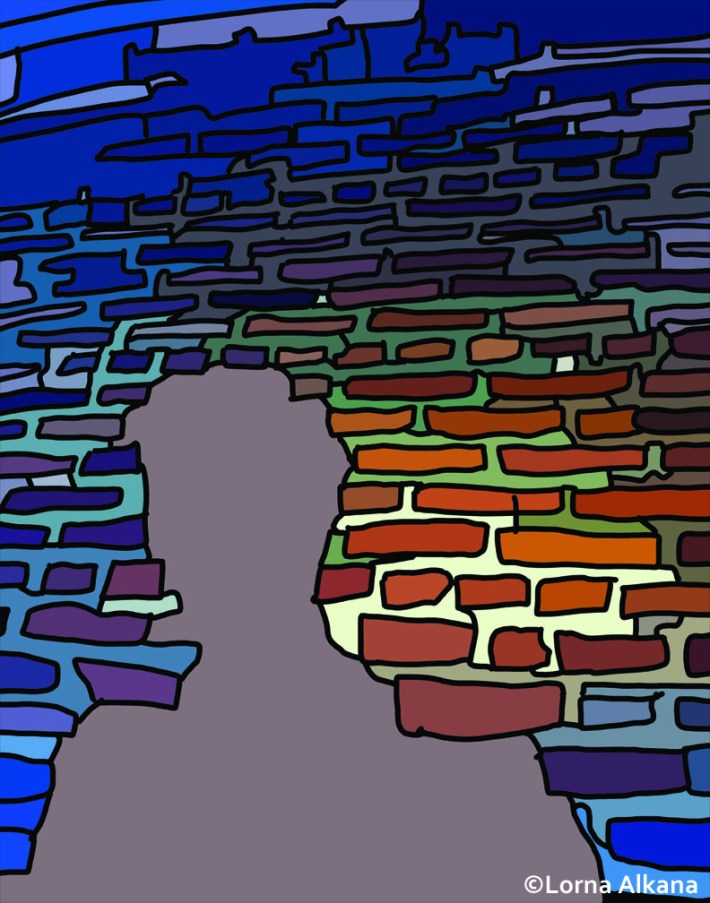 jordan with brick wall process for web