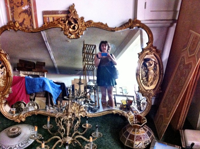 self portrait in furniture store photo