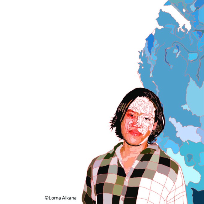 tien blue back wrk in p