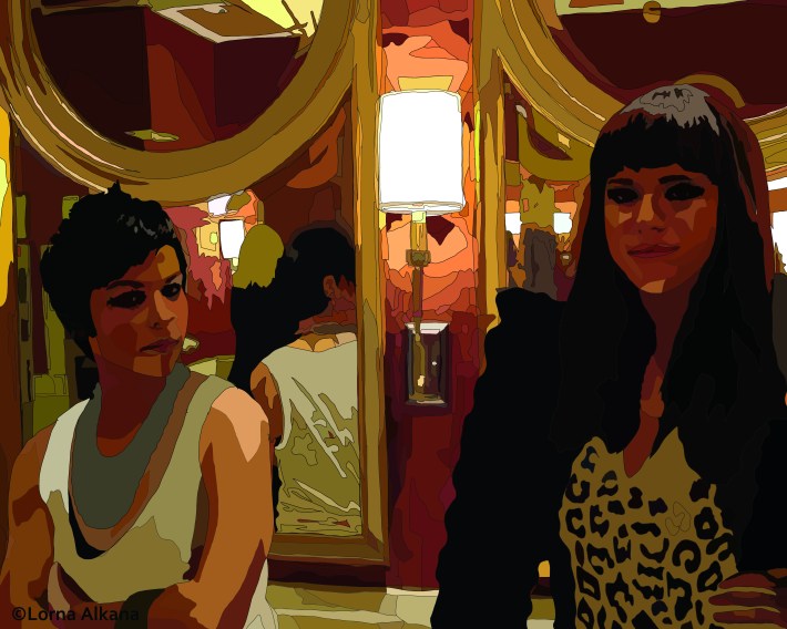 two women in a las vegas bathroom 16x20 second for web