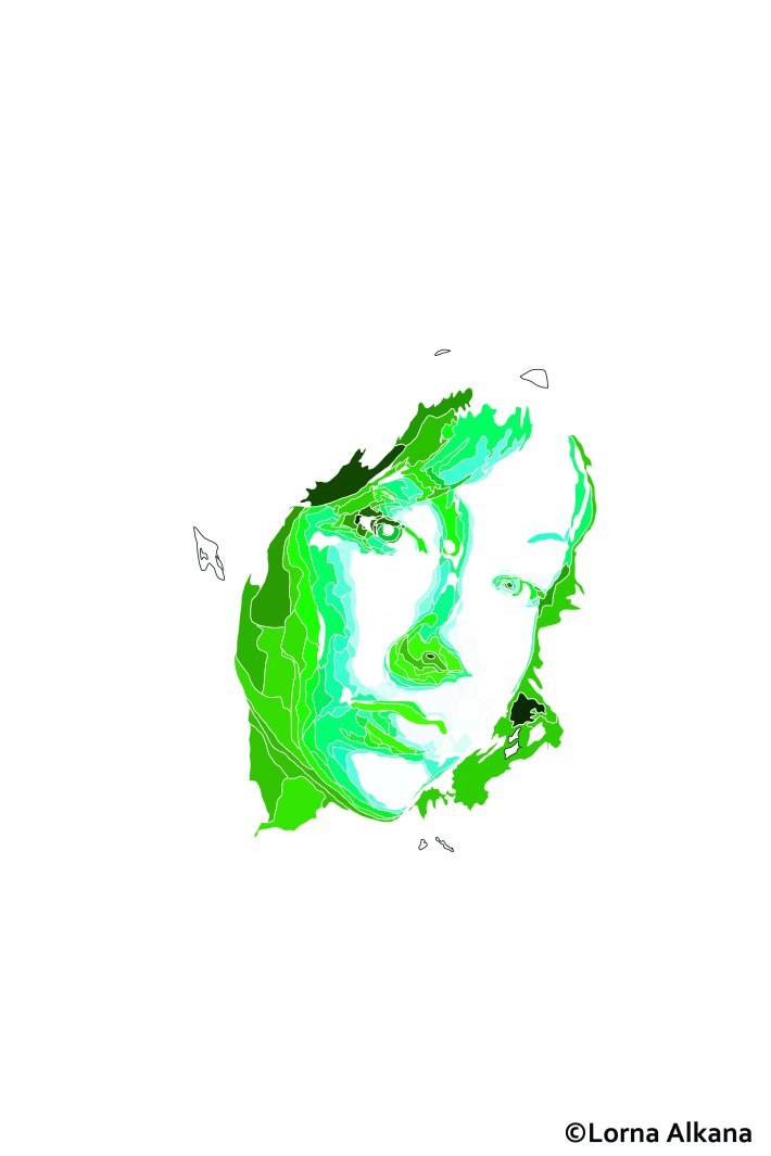 self portriat map3 for web face color