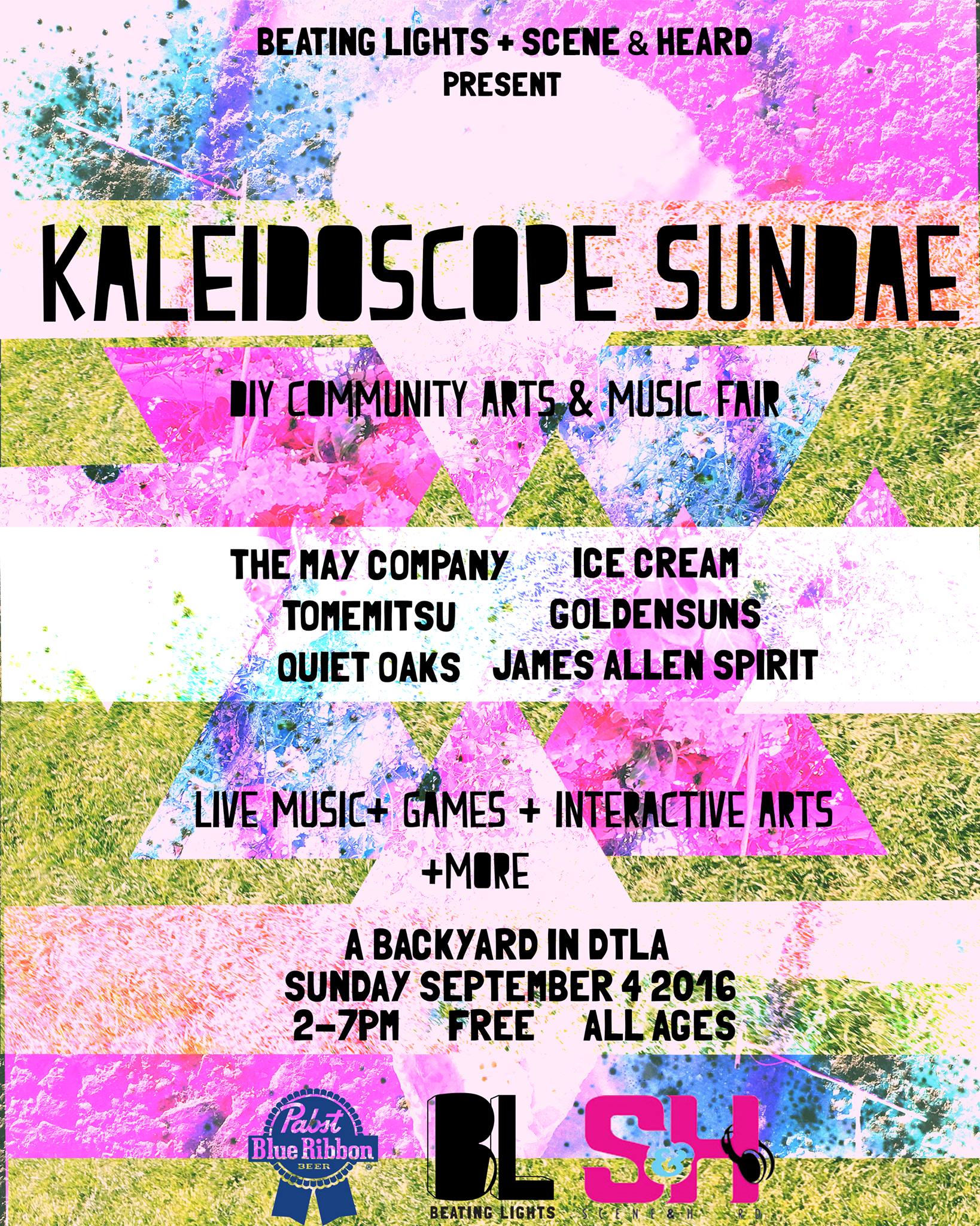 beating lights kaleidoscope sundae