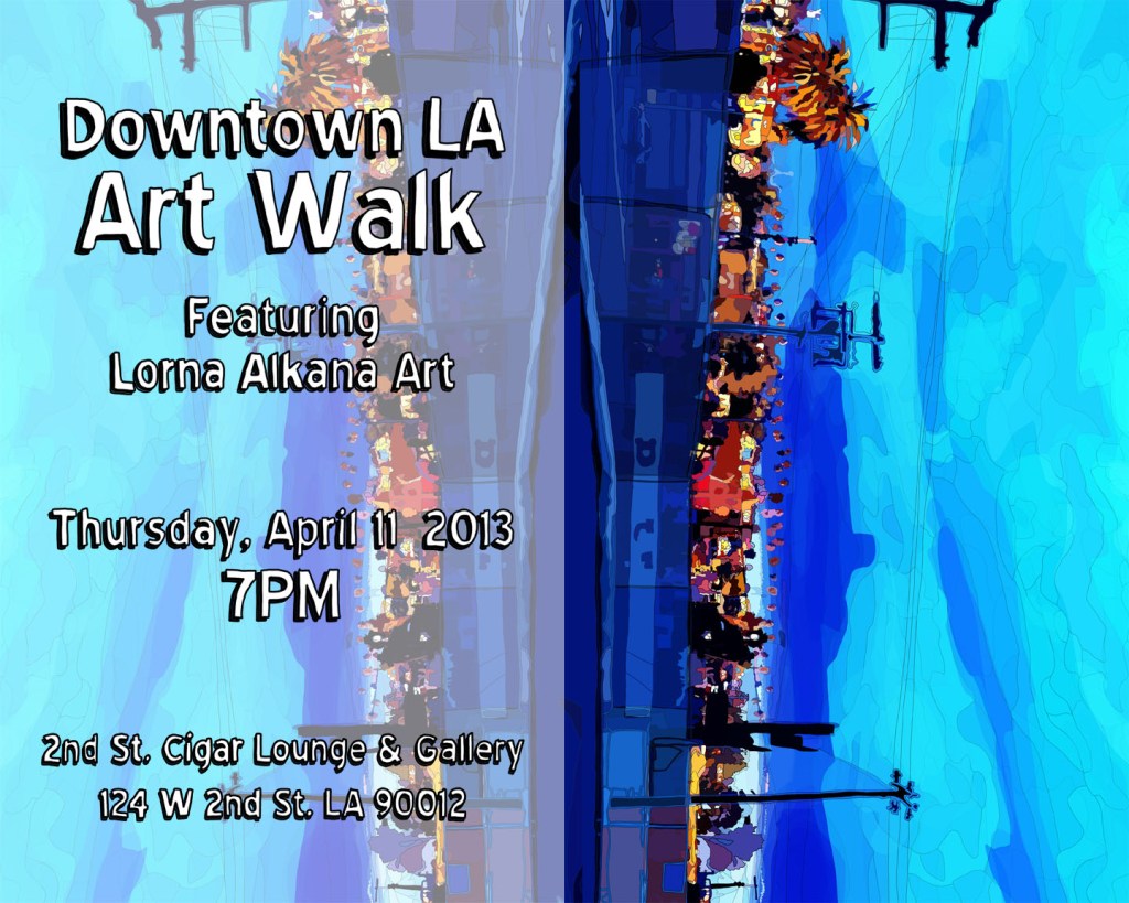 I’ll be at Downtown LA’s Art&nbsp;Walk