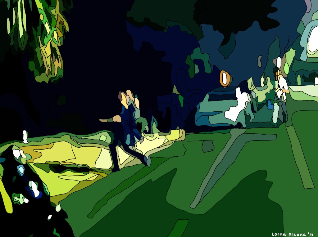 Micheltorena Street Walking* #silverlake&nbsp;#digitalart