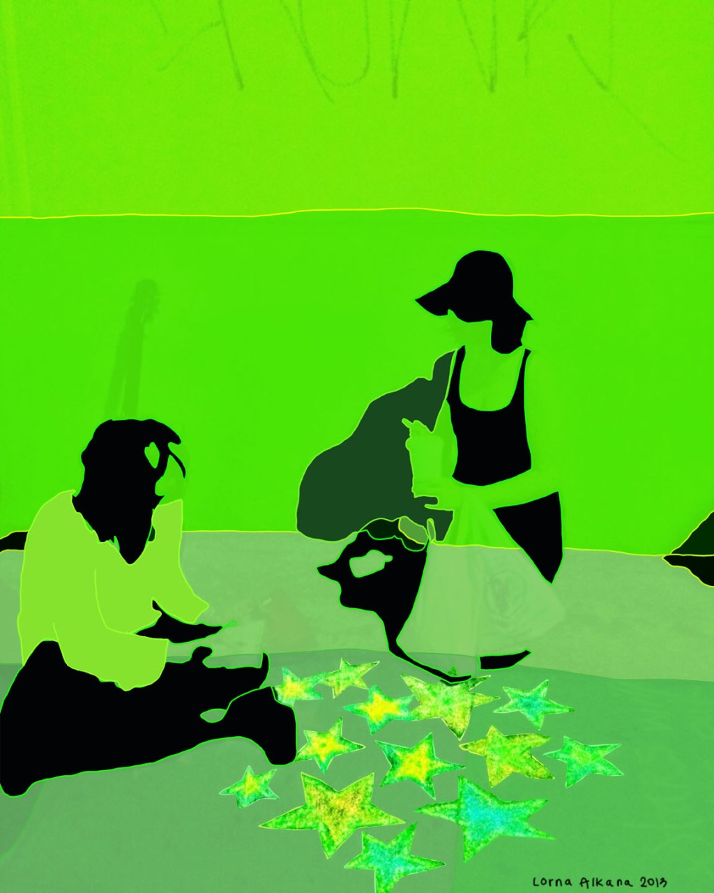 Blake Plays Out Front #silverlake #art&nbsp;@cafeinagaleria