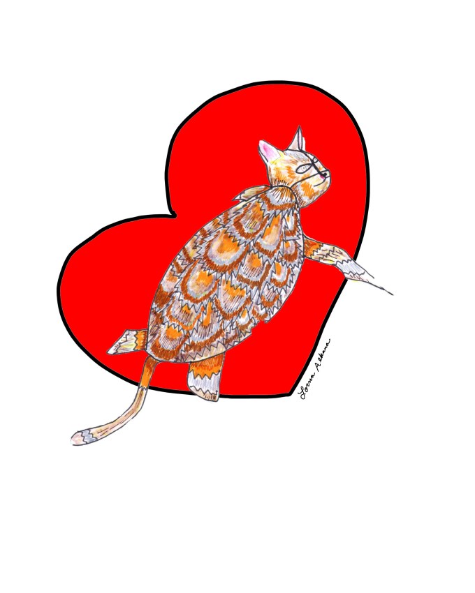turtle cat vday 8x10 for web