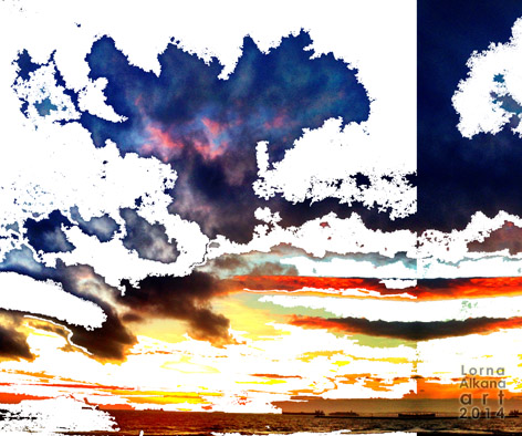 sunset beach face fbw process