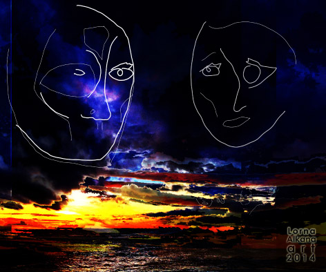 sunset beach face fbw5