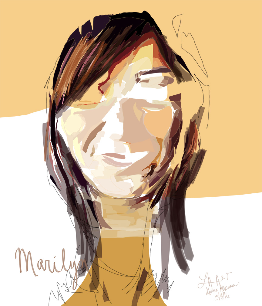 marilyn 11x14 w process 1