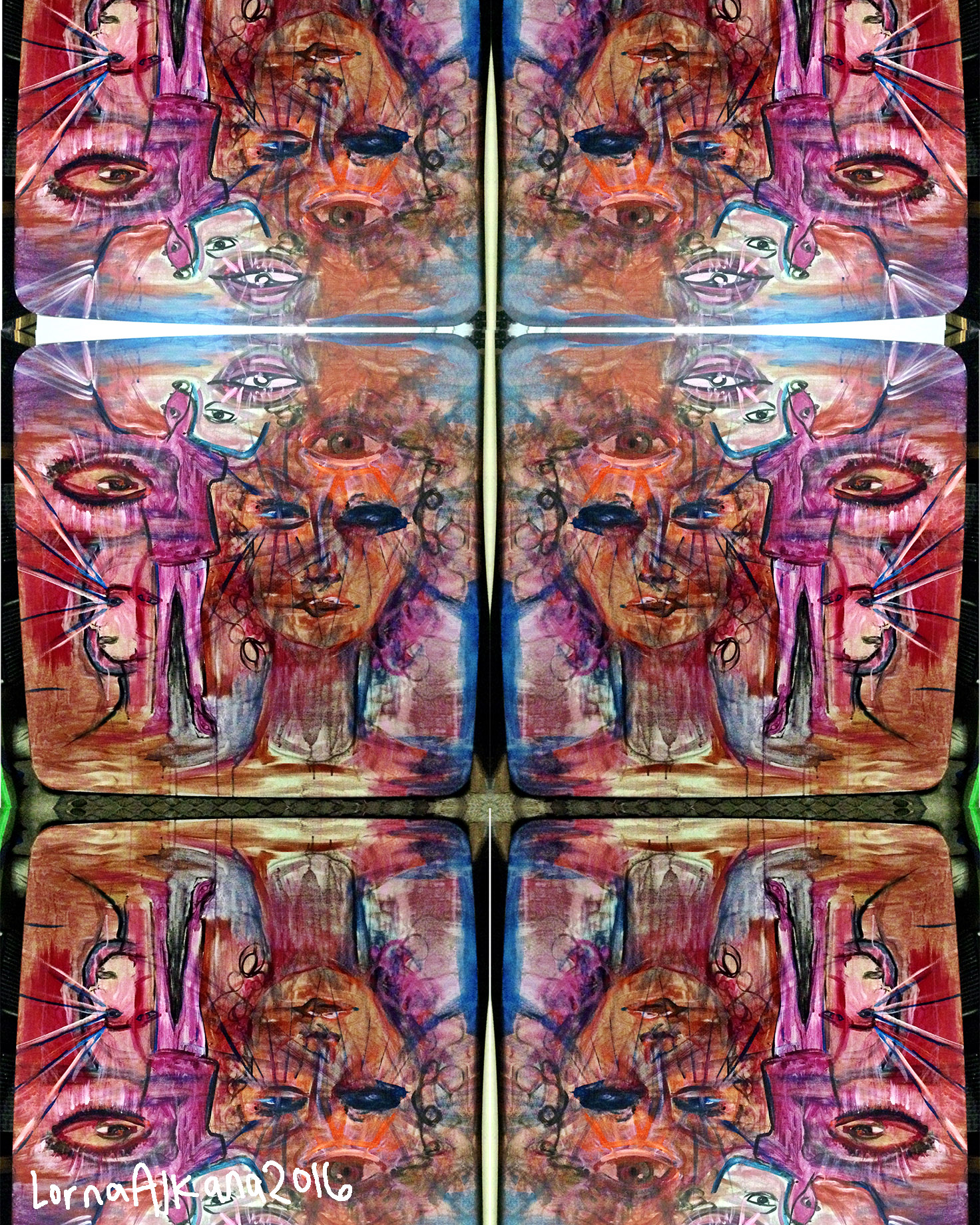 table top mash up 16x20w