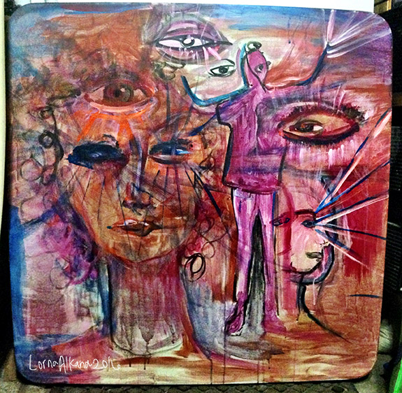 table top painting w