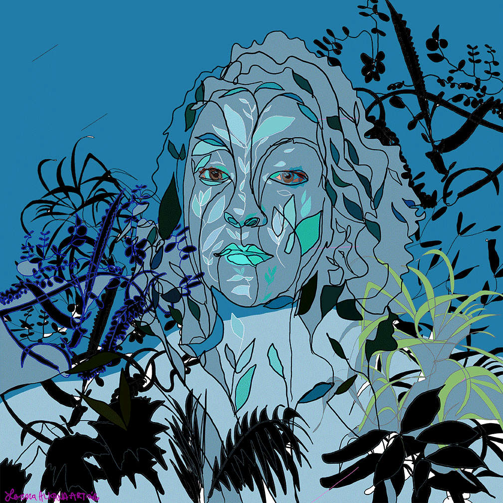 self-portrait-im-listening-14x14-w2