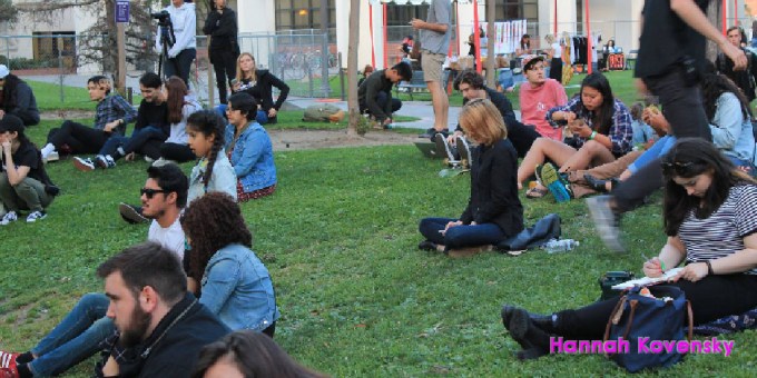 crowd shout fem fest hannah kovensky