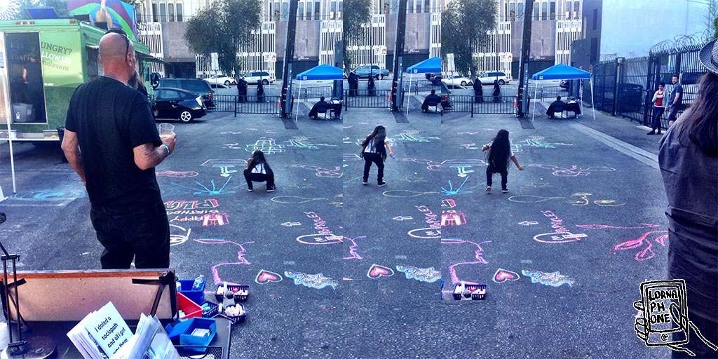 girl chalk plag lornaphone w