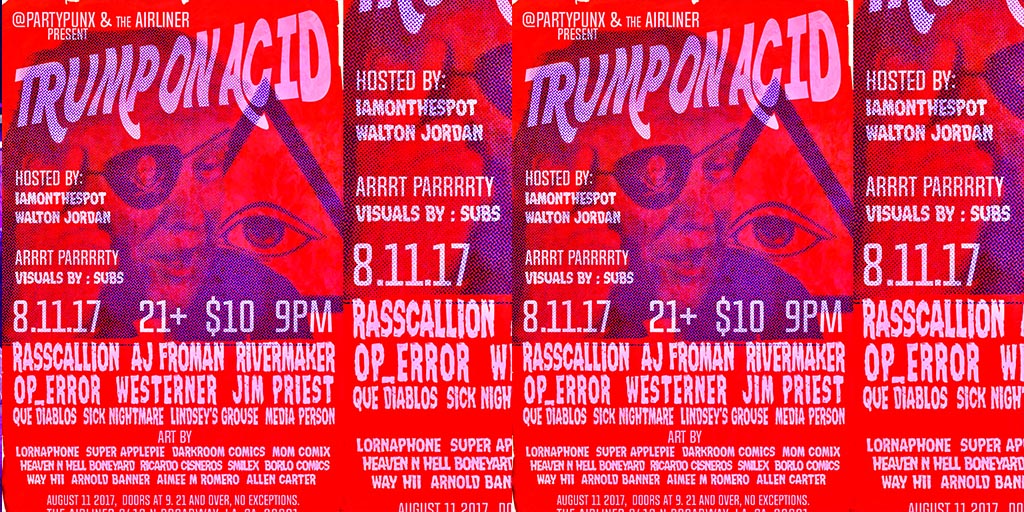 trump flyer acid lornaphone