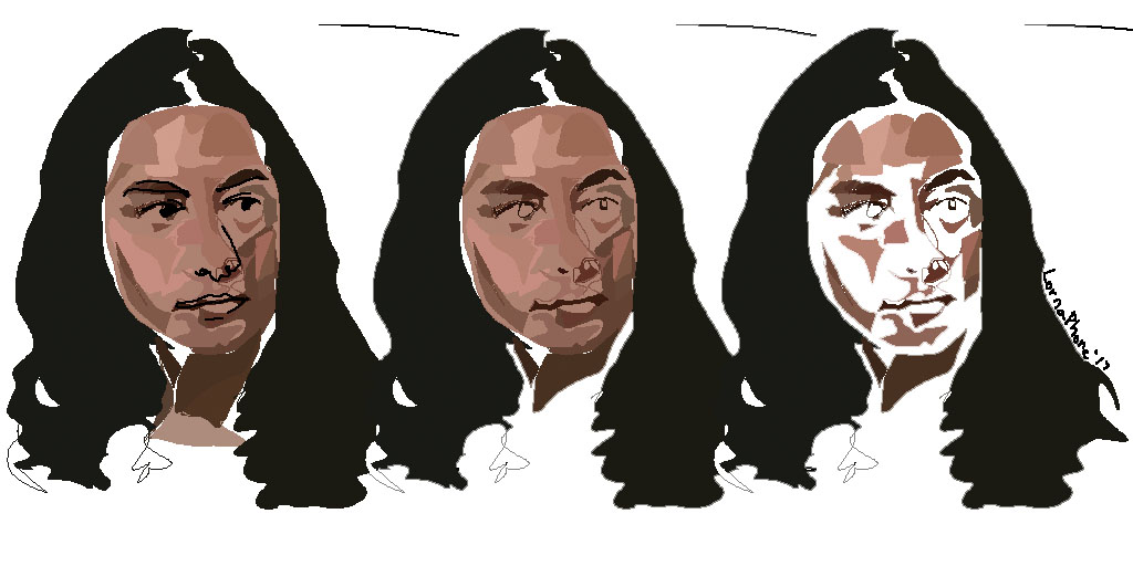 amber face lornaphone close up w